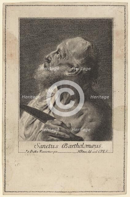 Sanctus Bartholomeaus. Creator: Marco Alvise Pitteri.