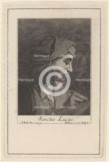 Sanctus Lucas. Creator: Marco Alvise Pitteri.