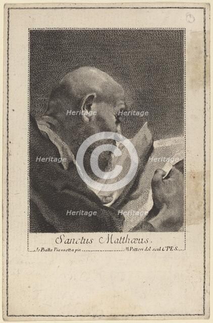 Sanctus Matteaus. Creator: Marco Alvise Pitteri.