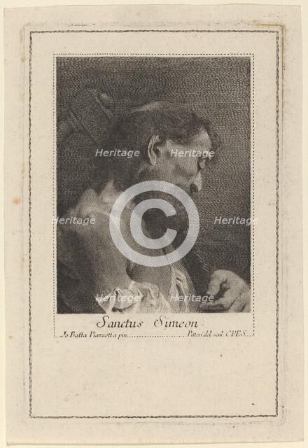 Sanctus Simeon. Creator: Marco Alvise Pitteri.