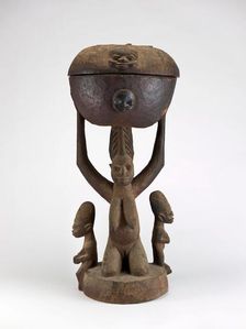 Sango food bowl (Olumeye), late 19th century - early 20th century. Creator: Fakeye Akobi Ogun