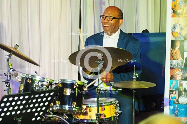 Sangoma Everett, Jazz Club, Dorking, Surrey, 20 Sept 2022. Creator: Brian O'Connor.