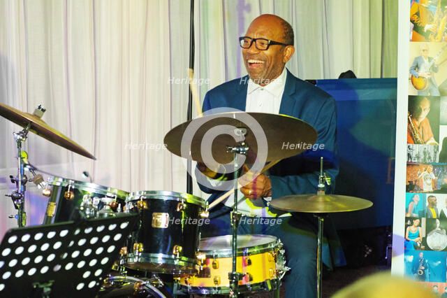 Sangoma Everett, Jazz Club, Dorking, Surrey, 20 Sept 2022. Creator: Brian O'Connor.