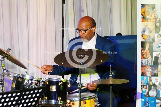 Sangoma Everett, Watermill Jazz Club, Dorking, Surrey, 20 Sept 2022. Creator: Brian O'Connor.