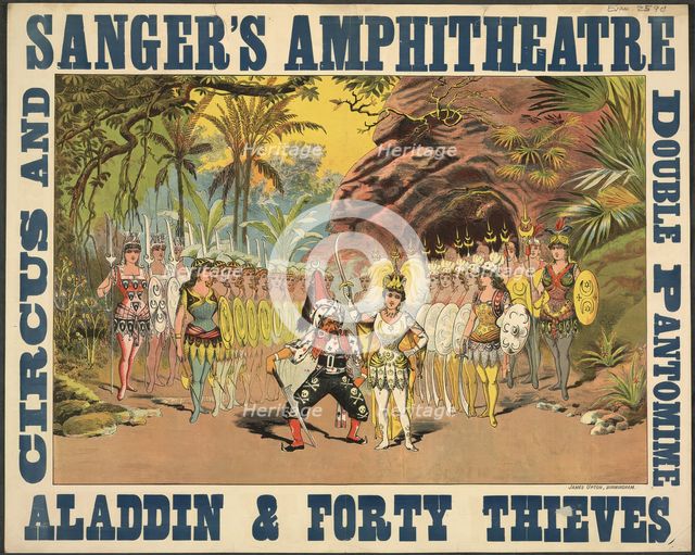 Sangers amphitheatre, 1886.  Creator: Unknown.