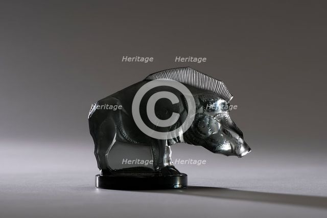 Sanglier Lalique mascot. Creator: Unknown.