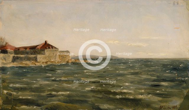 Sand Bank, 1882. Creator: Akseli Gallen-Kallela.