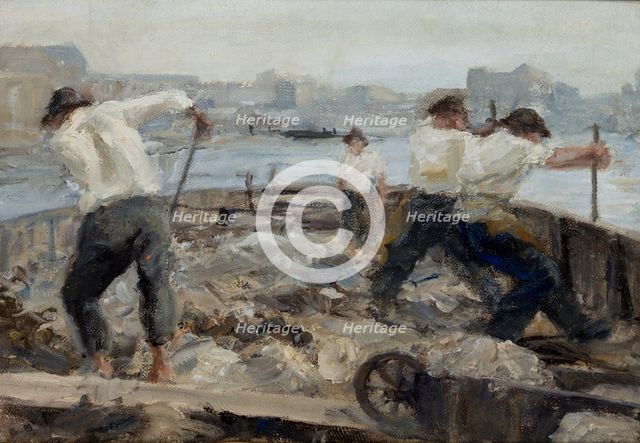 Sand-Diggers, between 1888-1892. Creator: Ludwik de Laveaux.