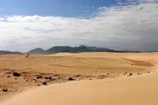 Sand Dunes, Corralejo, Fuerteventura, Canary Islands. Creator: Peter Thompson