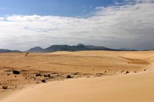 Sand Dunes, Corralejo, Fuerteventura, Canary Islands. Creator: Peter Thompson