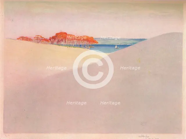 'Sand Dunes, Denmark', c1917. Artist: William Giles.