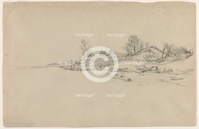 Sand Dunes, Lake Ontario, c. 1874. Creator: Homer Dodge Martin (American, 1836-1897).
