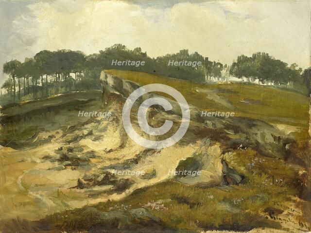Sand Excavation, 1839. Creator: Johannes Tavenraat.