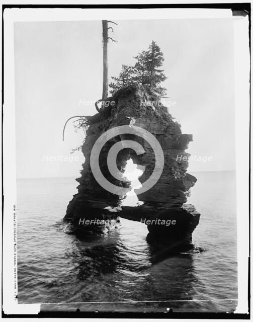 Sand Island, Temple Gate, Apostle Islands, Wis., c1898. Creator: Unknown.
