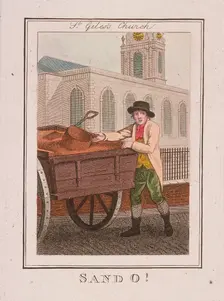 Sand O! Cries of London, 1804. Artist: Anon