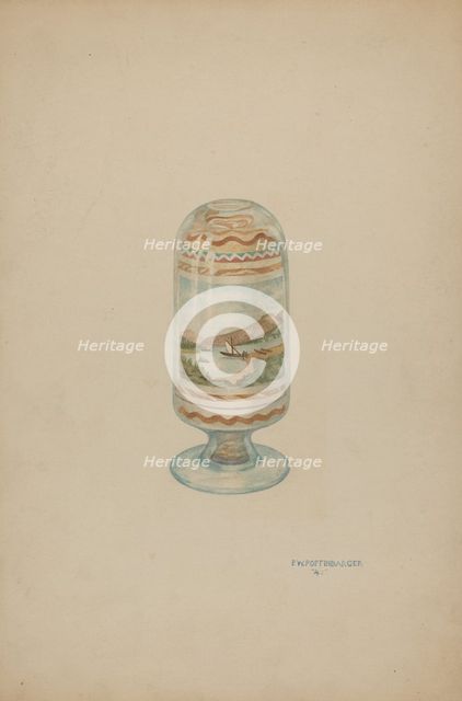 Sand Picture, c. 1941. Creator: Paul Poffinbarger.