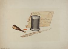 Sand Shaker, c. 1940. Creator: Jessie M Youngs