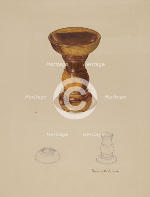 Sand Shaker, c. 1941. Creator: Renee A. Monfalcone.