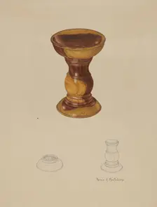 Sand Shaker, c. 1941. Creator: Renee A. Monfalcone