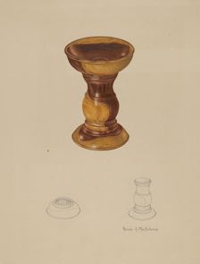 Sand Shaker, c. 1941. Creator: Renee A. Monfalcone