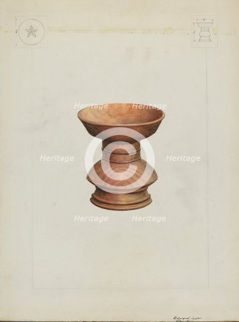 Sand Sifter, c. 1936. Creator: Edward L Loper.