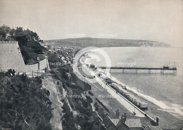 'Sandown - From the Cliffs', 1895. Artist: Unknown.