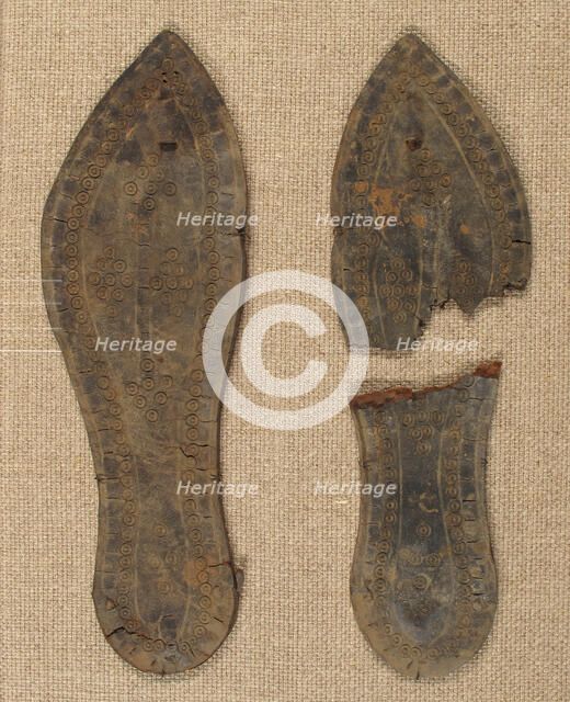 Sandal Soles, Coptic, 4th-7th century. Creator: Unknown.