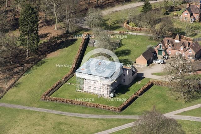 Sandpit Gate Lodge, home to the Head Keeper of Windsor Great Park, under renovation, Berkshire, 2018 Creator: Historic England Staff Photographer.