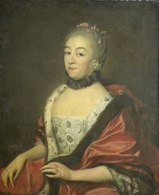 Sandrina van den Broeke, Wife of George Lodewijk Matthes, 1764. Creator: Noel Challe