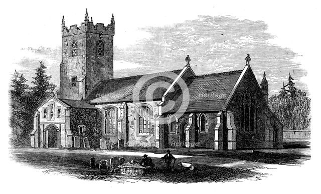 Sandringham church, 1871. Creator: Unknown.