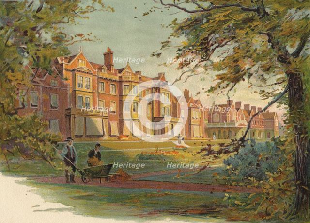 'Sandringham House', c1890. Artist: Unknown.