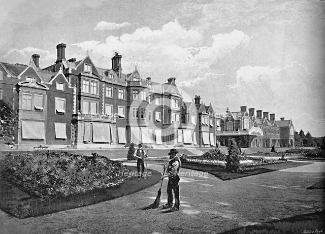 'Sandringham House', c1896. Artist: T Smith & Sons.