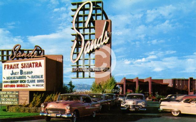 Sands Hotel, Las Vegas, Nevada, USA, 1956. Artist: Unknown