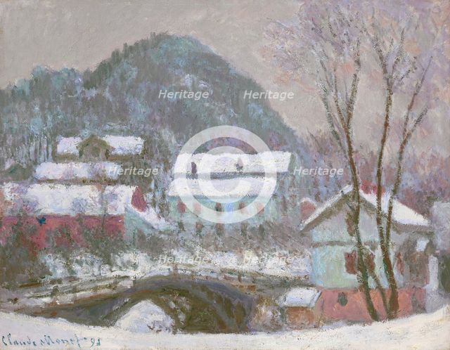 Sandviken, Norway, snow effect, 1895. Creator: Monet, Claude (1840-1926).
