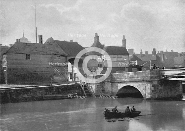 'Sandwich: The Old Bridge and Barbican', c1896. Artist: Poulton & Co.