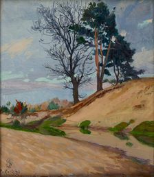 Sandy Bank of the Kamienna River, 1921. Creator: Ambrozy Sabatowski