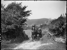 Sandy Hill Lane, Corfe Castle, Purbeck, Dorset, 1927. Creator: Katherine Jean Macfee