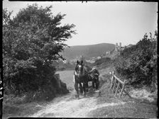 Sandy Hill Lane, Corfe Castle, Purbeck, Dorset, 1927. Creator: Katherine Jean Macfee