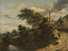 Sandy Track in the Dunes, c.1650-c.1655. Creator: Jacob van Ruisdael