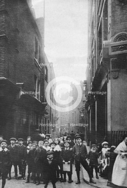 Sandys Row from Artillery Row, East End, London, 1912. Creator: Unknown.