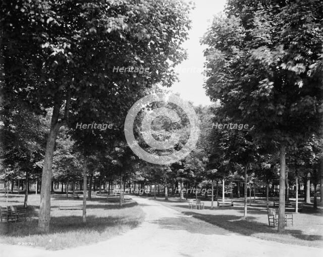 Sanitarium Park, Alma, Mich., between 1895 and 1910. Creator: Unknown.