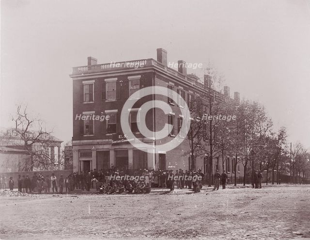 Sanitary Commission Headquarters, Richmond, Virginia, 1865. Creator: Alexander Gardner.