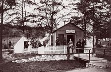 Sanitary Commission Office. Convalescent Camp, Alexandria, Virginia, 1861-65. Creator: Unknown