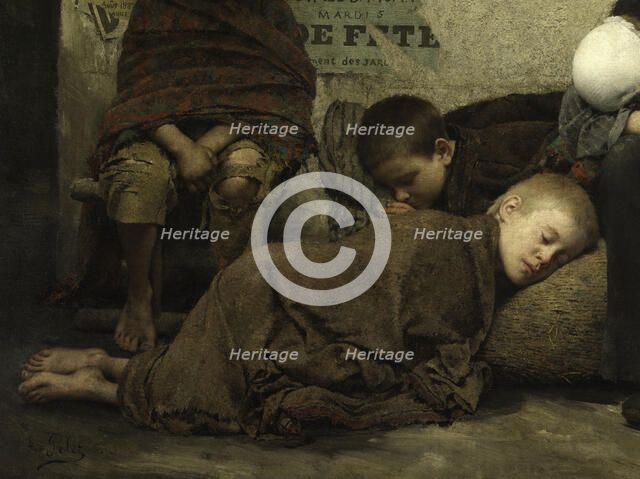 Sans asile, 1883. Creator: Fernand Pelez.