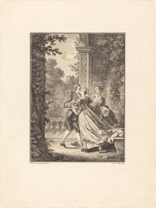 Sans rien comprendre à ce mystere, 1773. Creator: Noel Le Mire
