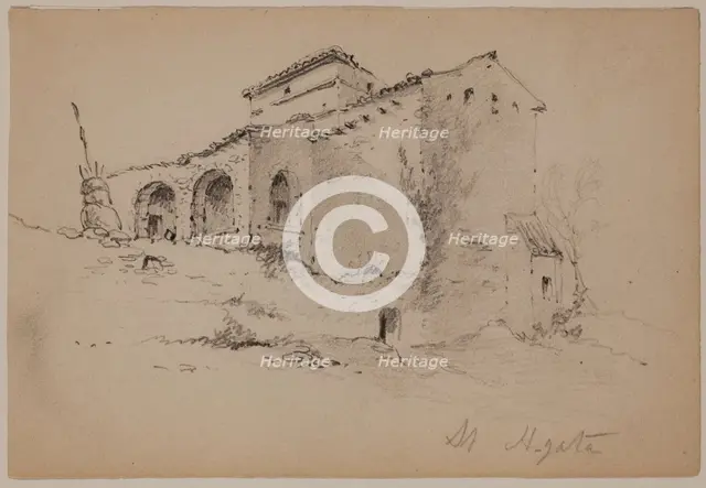 Sant' Agata, 19th century. Creator: John William Casilear.