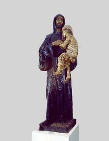 Sant Joan de Déu sculpture, 19th century. Creator: Vallmitjana i Barbany, Agapit (1830-1905)