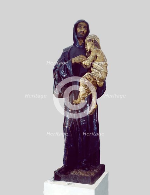 'Sant Joan de Déu', sculpture, 19th century. Creator: Vallmitjana i Barbany, Agapit (1830-1905).
