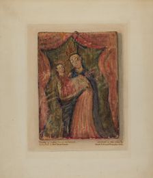 Santo, 1936. Creator: Maude Valle