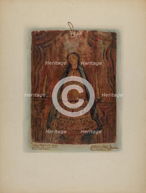 Santo, 1936. Creator: Maude Valle.
